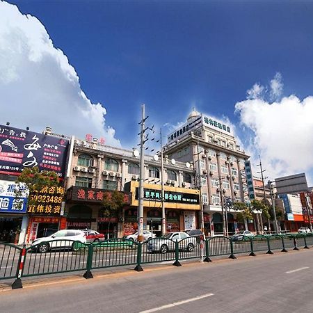 Greentree Inn Shanghai Pudong Airport Huaxia East Road Railway Station Shell Hotel المظهر الخارجي الصورة